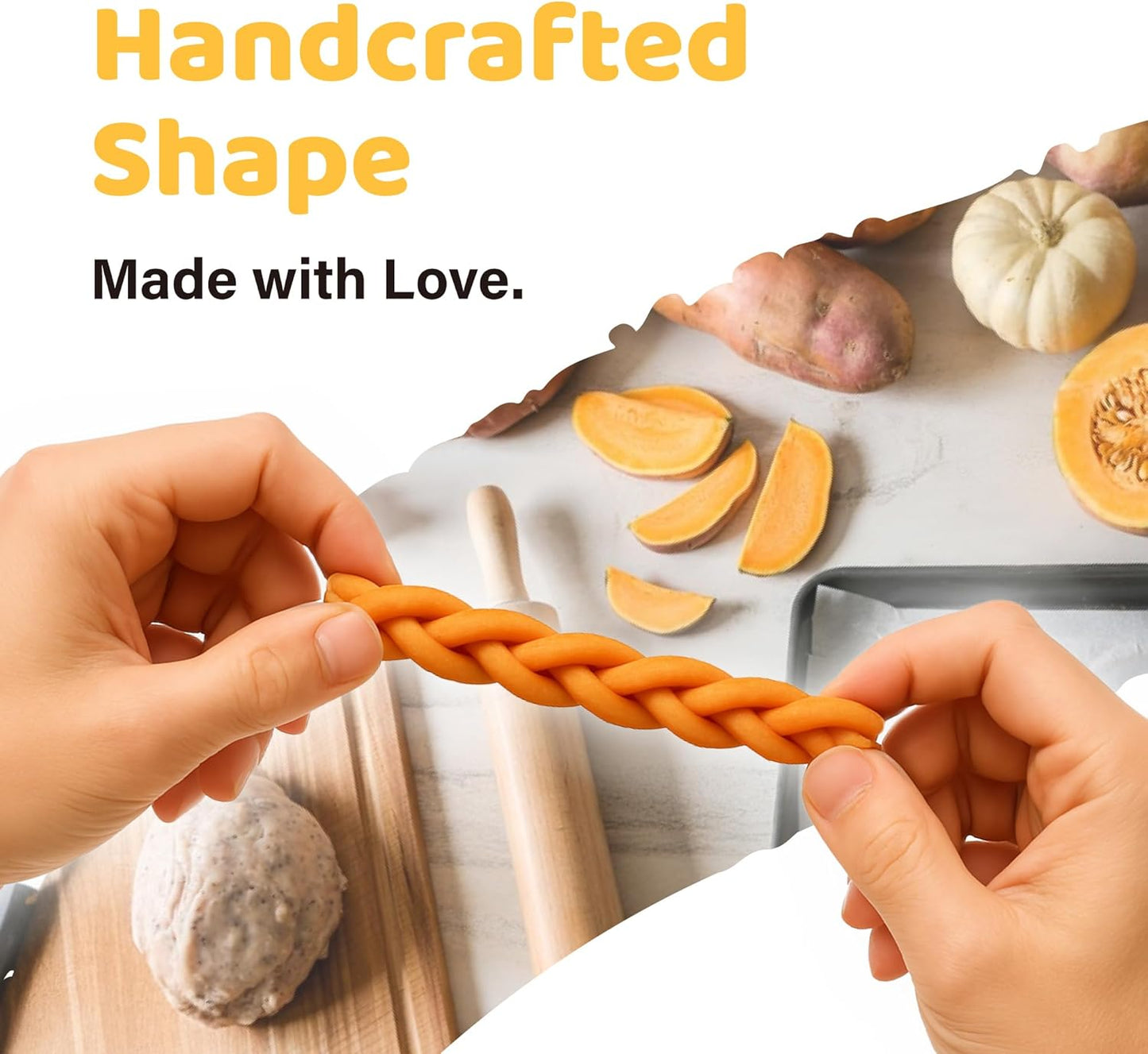 iPaw Turkey Dog Treats, All Natural Human Grade Dog Treat, Suitable for Training chew, US Sourced Raw Material, Hypoallergenic, Rawhide Alternative, Braided Stick (Duck Liver)