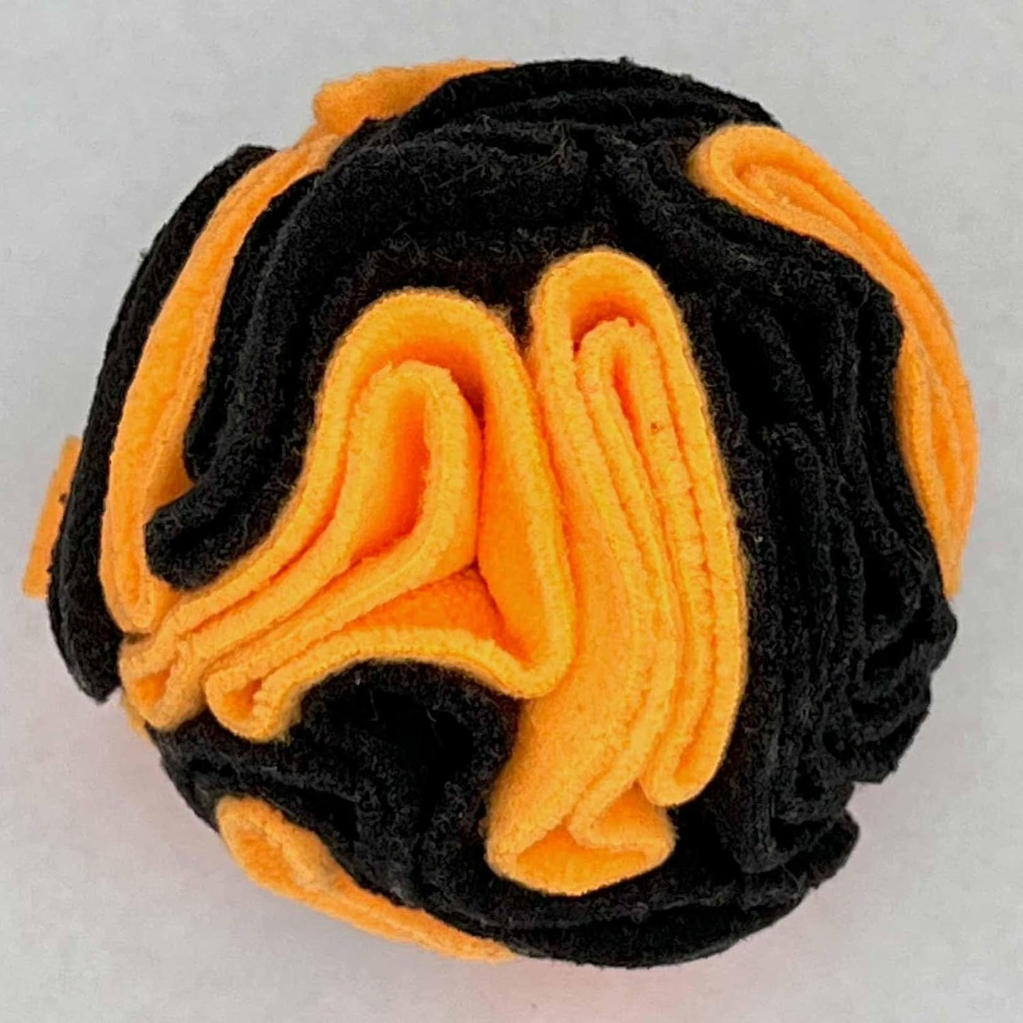 Glory To Dog Puppy and Small Breed Snuffle Interactive Foraging Dog Puzzle Ball Toy Halloween Orange and Black
