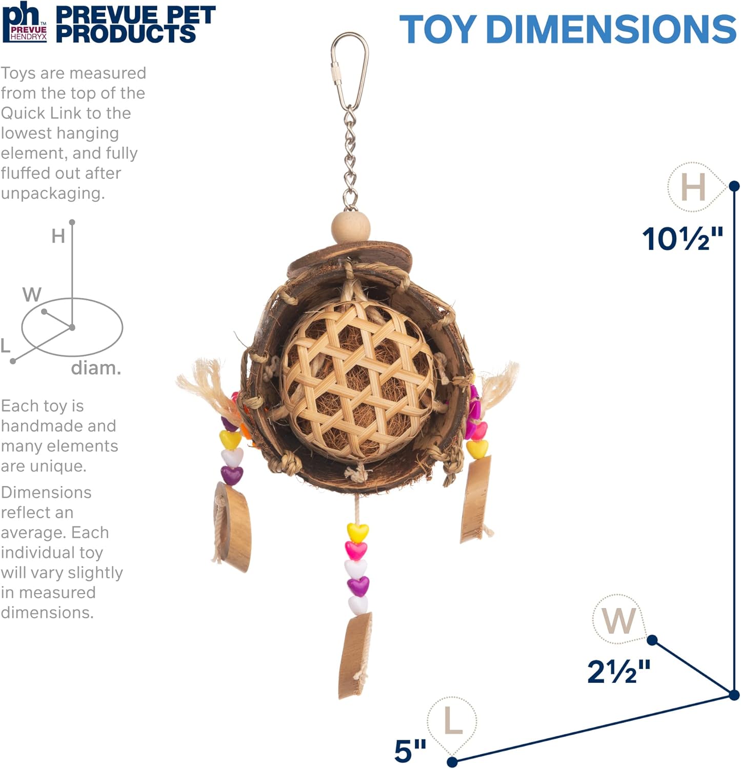 Pervue Pet Products Forage & Engage Thread Catcher Bird Toy 62514