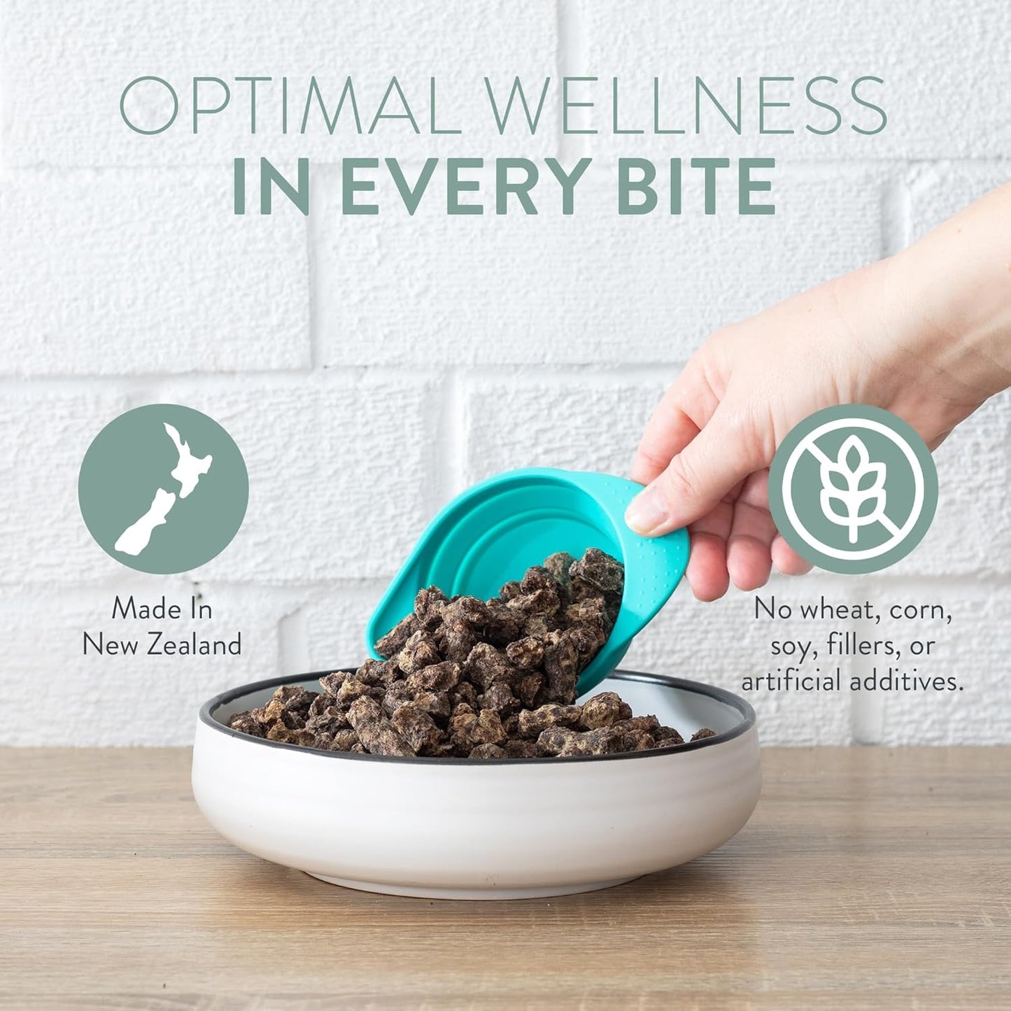 Meow Air Dried Cat Food - Chicken & King Salmon Recipe, Dry Cat Food, High Protein Meals, Treats & Toppers,26.5 oz