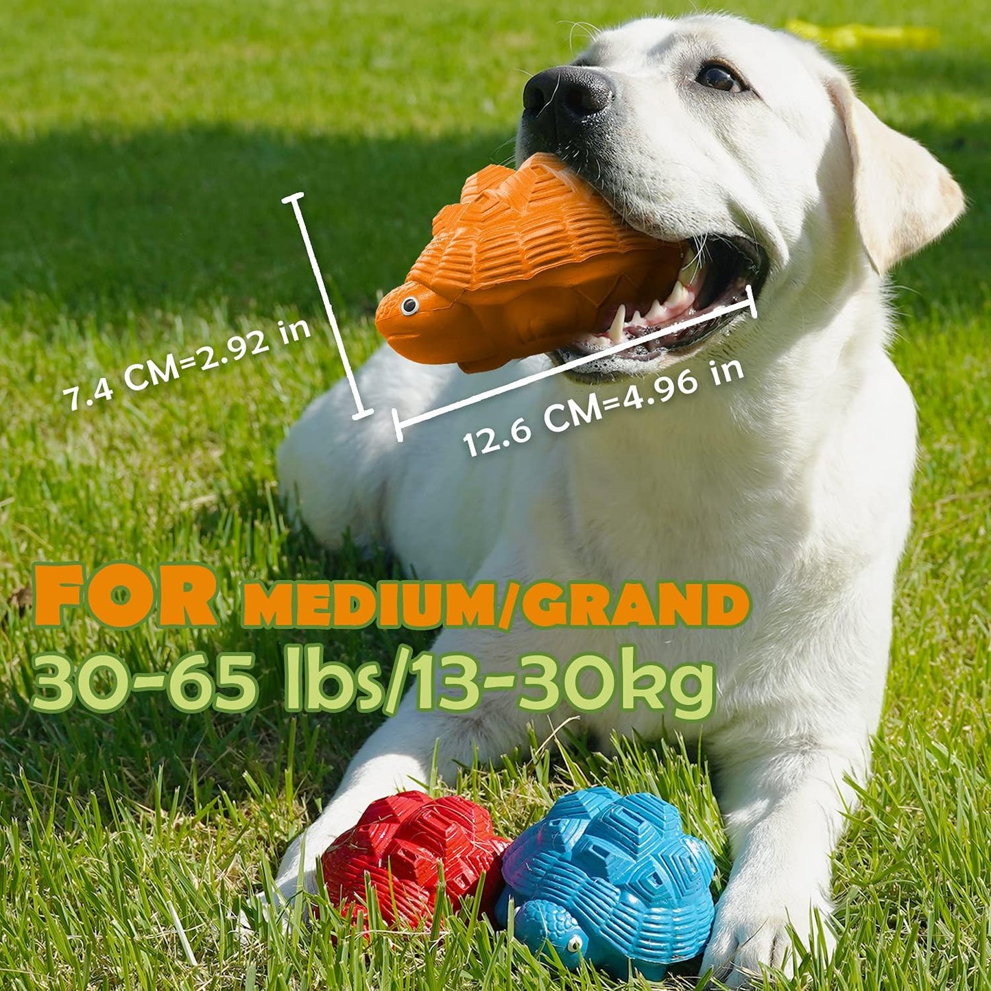 Dog Toys for Aggressive Chewers, Heavy Duty Tough Dog Toy for Large Dogs, Indestructible Squeaky Dog Toys