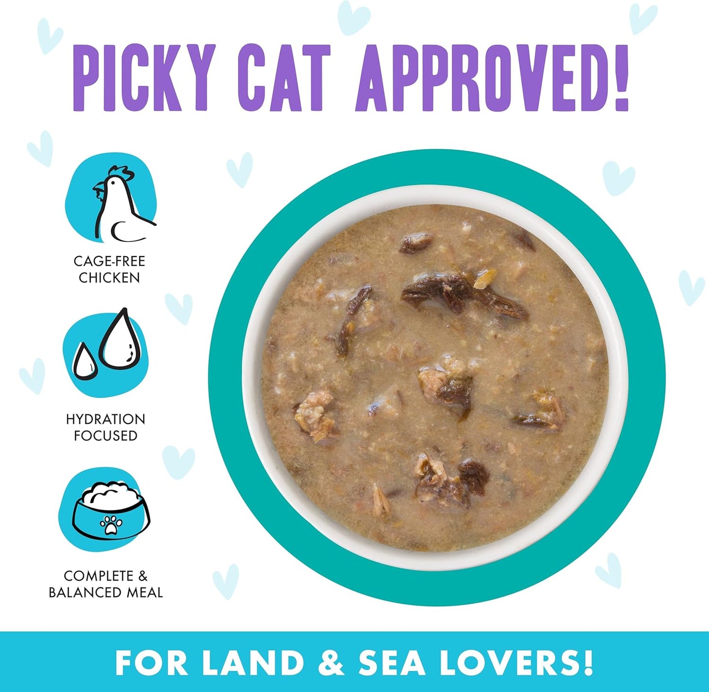 Weruva B.F.F. OMG - Best Feline Friend Oh My Gravy!, QT Patootie! with Chicken & Turkey in Gravy Cat Food, 5.5oz Can (Pack of 8)