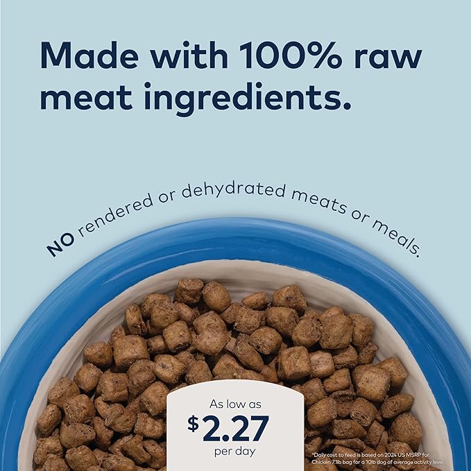 ZIWI Peak Steam & Dried Dog Food - Cage-Free Chicken w/Fruits - High Protein, Low Carb, All Breeds & Lifestages, for Digestive Health (113.6oz)