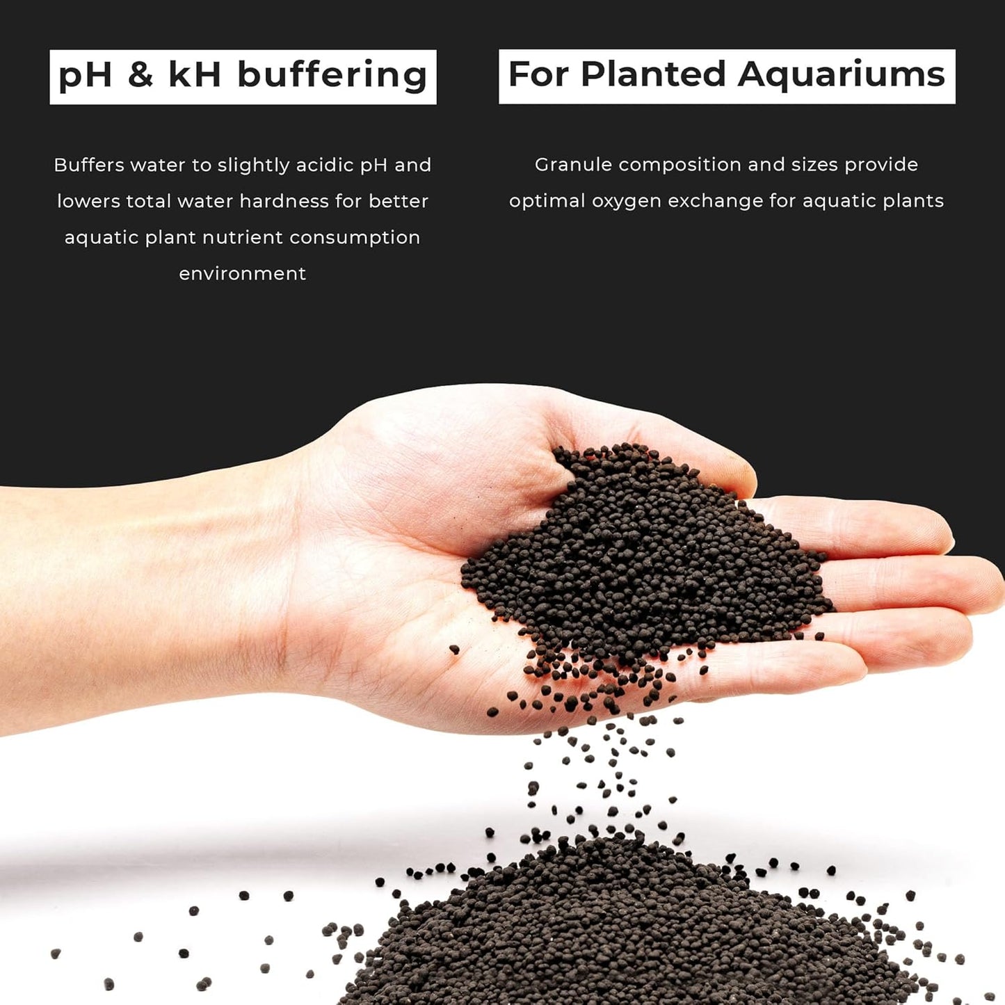 Ultum Nature Systems Controsoil - Freshwater Aqua Soil Substrate for Fish, Shrimp, Live Plant Propagation and Aquascaping - 6.8pH Low Ammonia, Volcanic Ash - Black, Extra Fine (1 Liter | 2LB)
