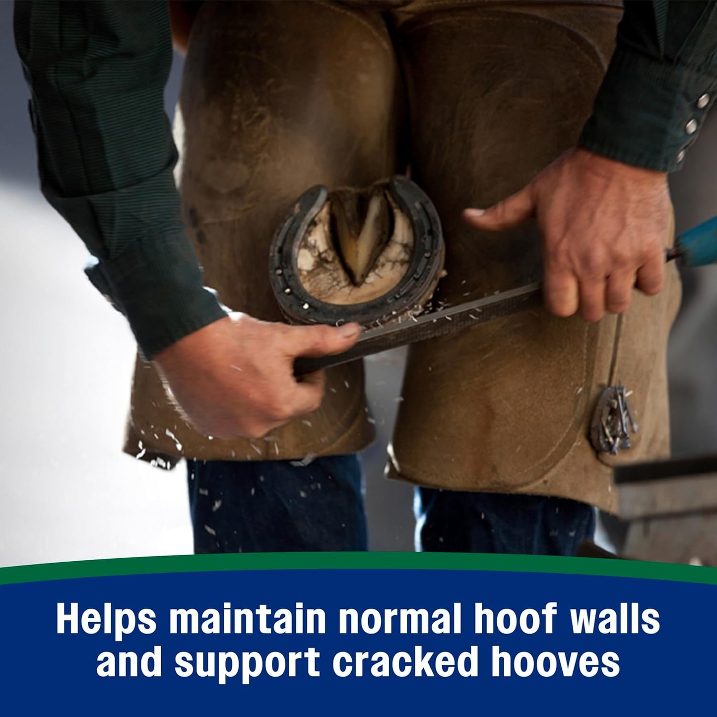 Farnam Horseshoer's Secret Pelleted Hoof Supplement for horses promotes healthy hoof growth, 22 lb., 60 day supply