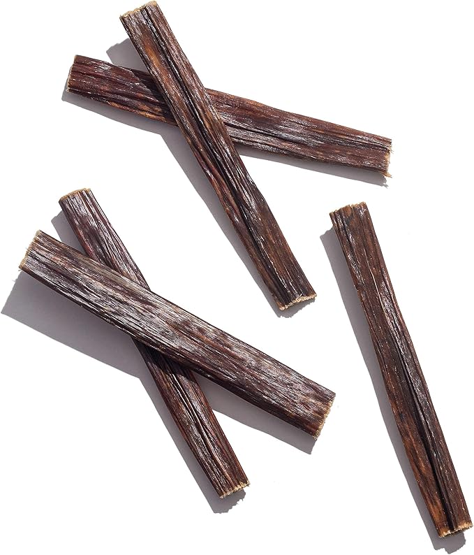 Jack&Pup 6-inch Gullet Sticks for Dogs – Odor Free Joint Health Support Dog Chews – Fresh and Savory Beef Gullet Sticks - Naturally Rich in Glucosamine and Chondroitin (40 Pack)