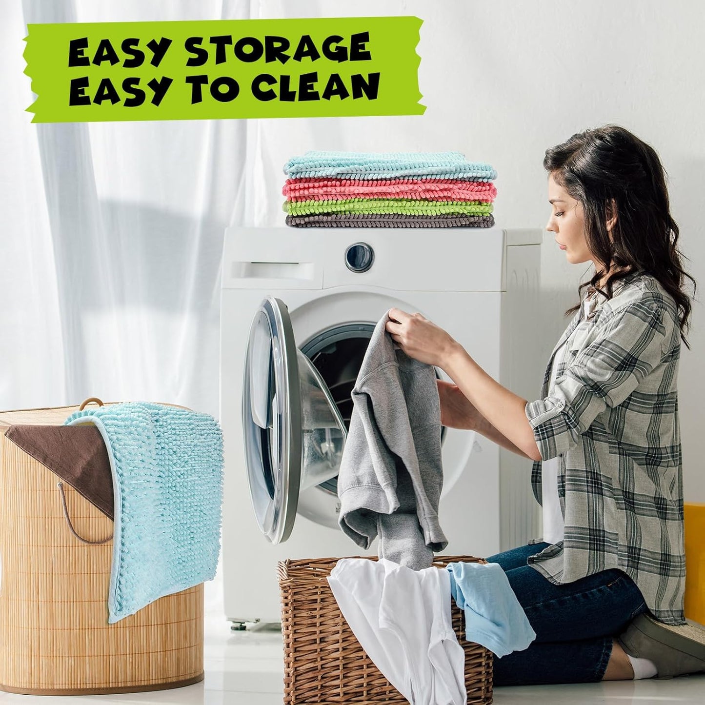 Barydat 8 Pcs Guinea Pig Cage Liner for Guinea Pig Cage Bedding Reusable Rabbit Mat Pad Washable Training Pad Animal Sleeping Bedding Mat(24x16'',Gray, Green, Pink, Blue)