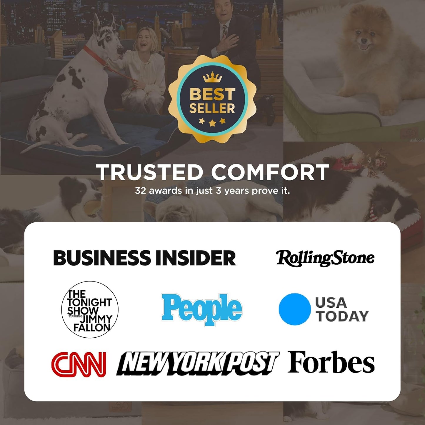 Bedsure Orthopedic Dog Bed for Large Dogs - Big Washable Dog Sofa Beds Large, Supportive Foam Pet Couch Bed with Removable Washable Cover, Waterproof Lining and Nonskid Bottom, Black