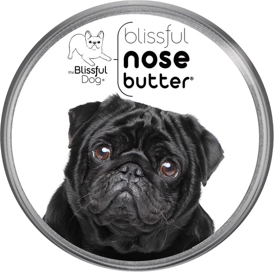 The Blissful Dog Black Pug Unscented Nose Butter, 16oz