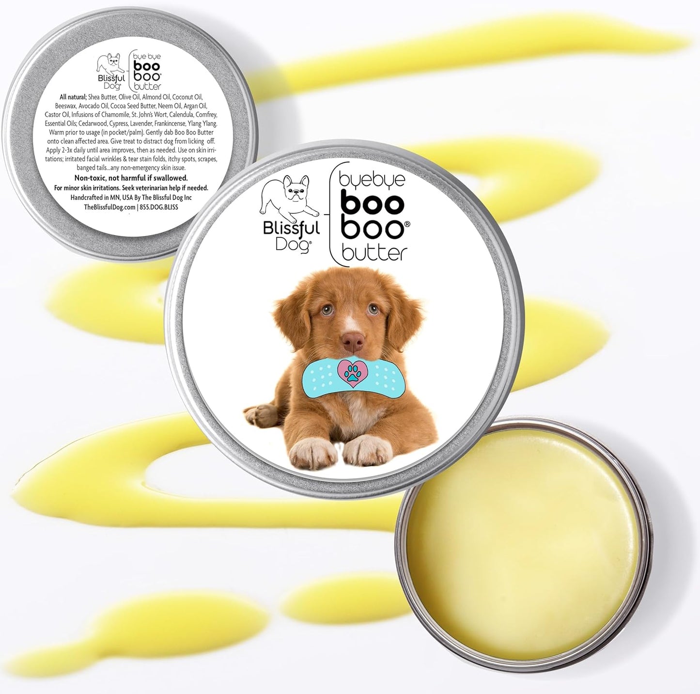The Blissful Dog Nova Scotia Duck Tolling Retriever Boo Boo Butter, 16 oz.