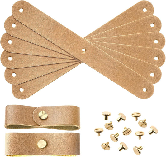 Chunful 6 Pcs Halter Breakaway Replacement Strap Breakaway Halter Replacement Straps Horse Leather