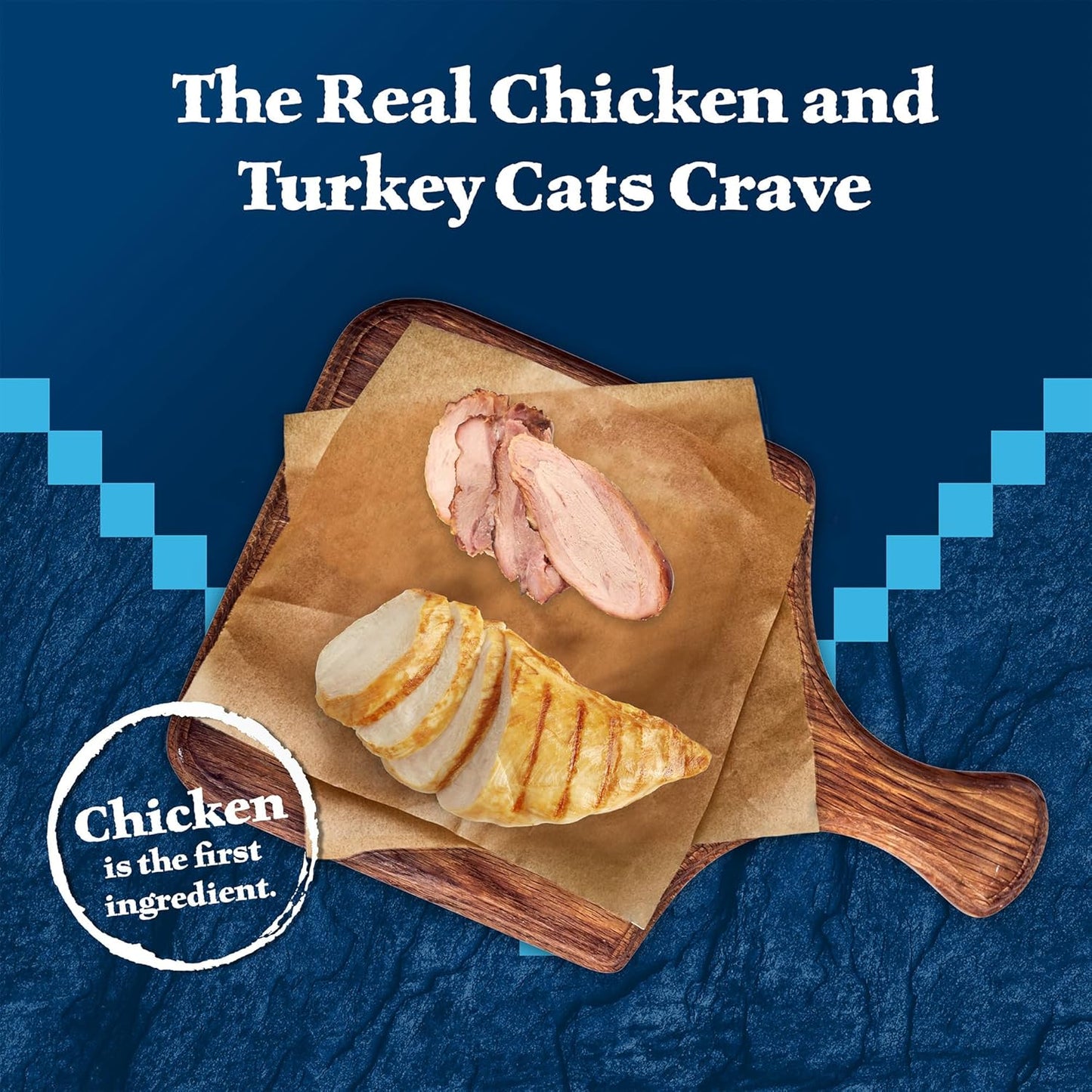 Blue Buffalo Wilderness Wild Delights Meaty Morsels Wet Cat Food, High-Protein & Grain-Free, Made with Natural Ingredients, Chicken & Turkey Recipe in Tasty Gravy, 3-oz. Cans (24 Count)