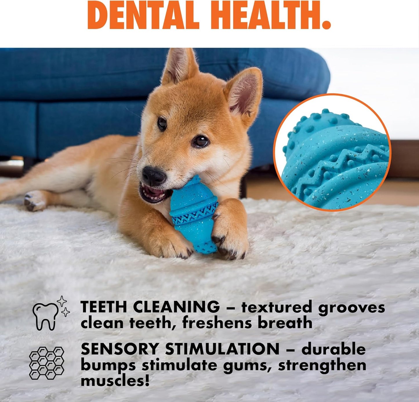 Max Fusion with Nike Grind, Arlee Cannon Treat Dispensing Dog Toy, Durable Dog Treat Toy, M