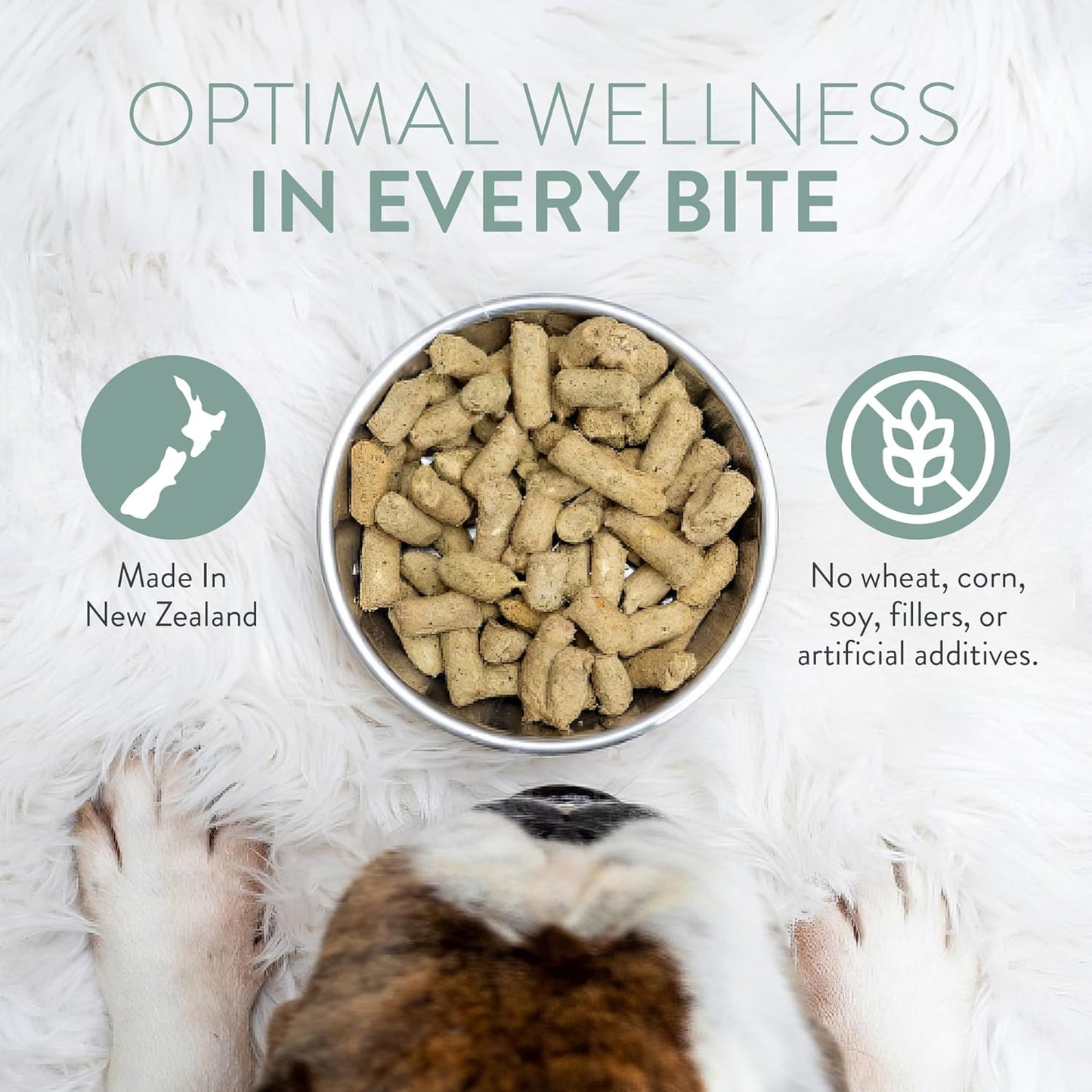 WOOF Duck Freeze Dried Raw Dog Food, Mixer, or Topper, or Treat - High Protein, Natural, Limited Ingredient Recipe 9.9oz