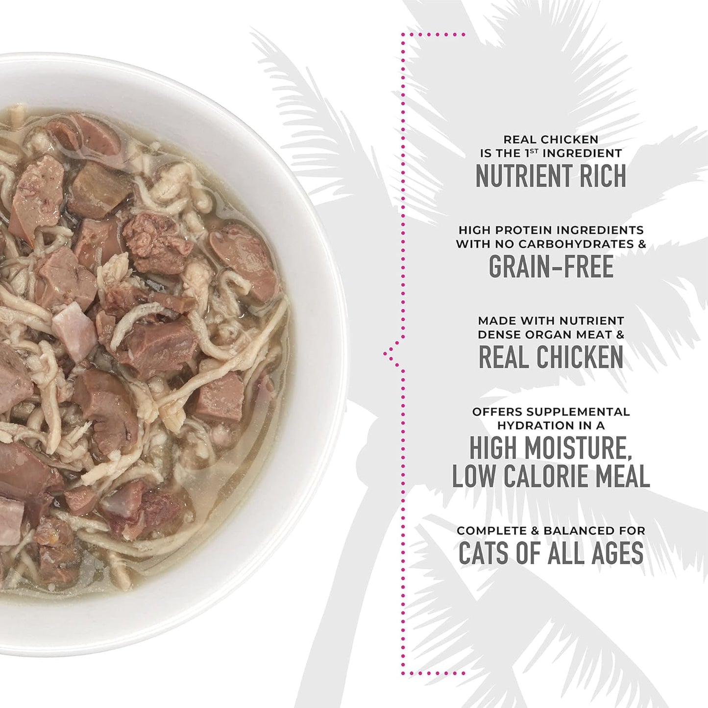 Tiki Cat After Dark, Variety Pack, High-Protein and 100% Non-GMO Ingredients, Wet Cat Food for Adult Cats, 2.8 oz. Cans (Pack of 12)