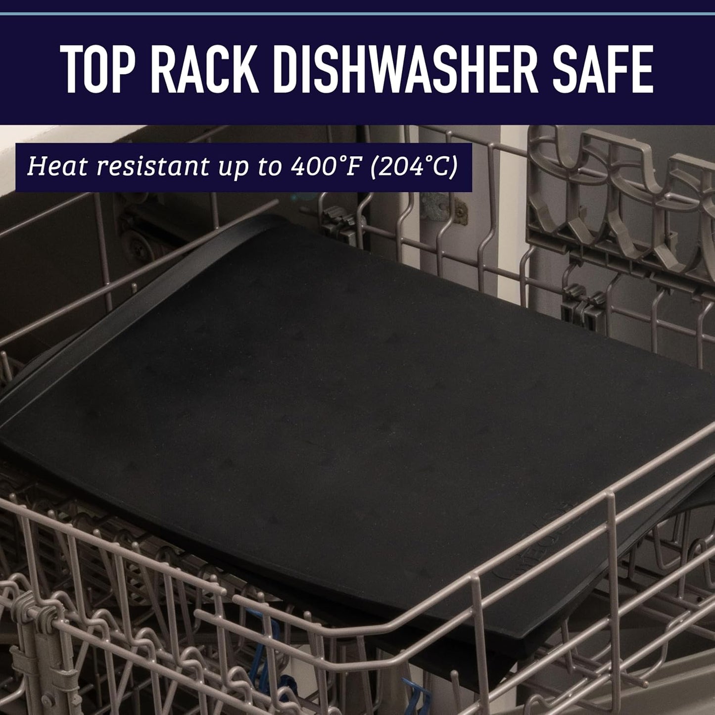 Leash Boss Dog Food Mat – Waterproof Silicone Pet Feeding Mat with Raised Edges for Dogs & Cats, Non-Slip Placemat for Food & Water Bowls,Spill-Proof Floor Protection,Easy to Clean(Grey,S-18" X 11")