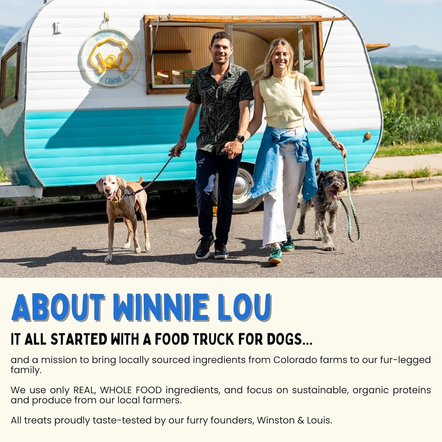 Winnie Lou Bison Burger Jerky Dog Treats – Limited Ingredient, Human Grade, Training Treats for Small, Medium & Large Dogs, Made in USA (1 Pack)