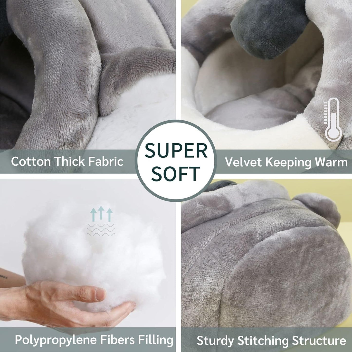 JanYoo Hamster Guinea Pig Supplies Bed Accessories House Hedgehog Cage Supplies Chinchilla Ferret Rat Gerbil