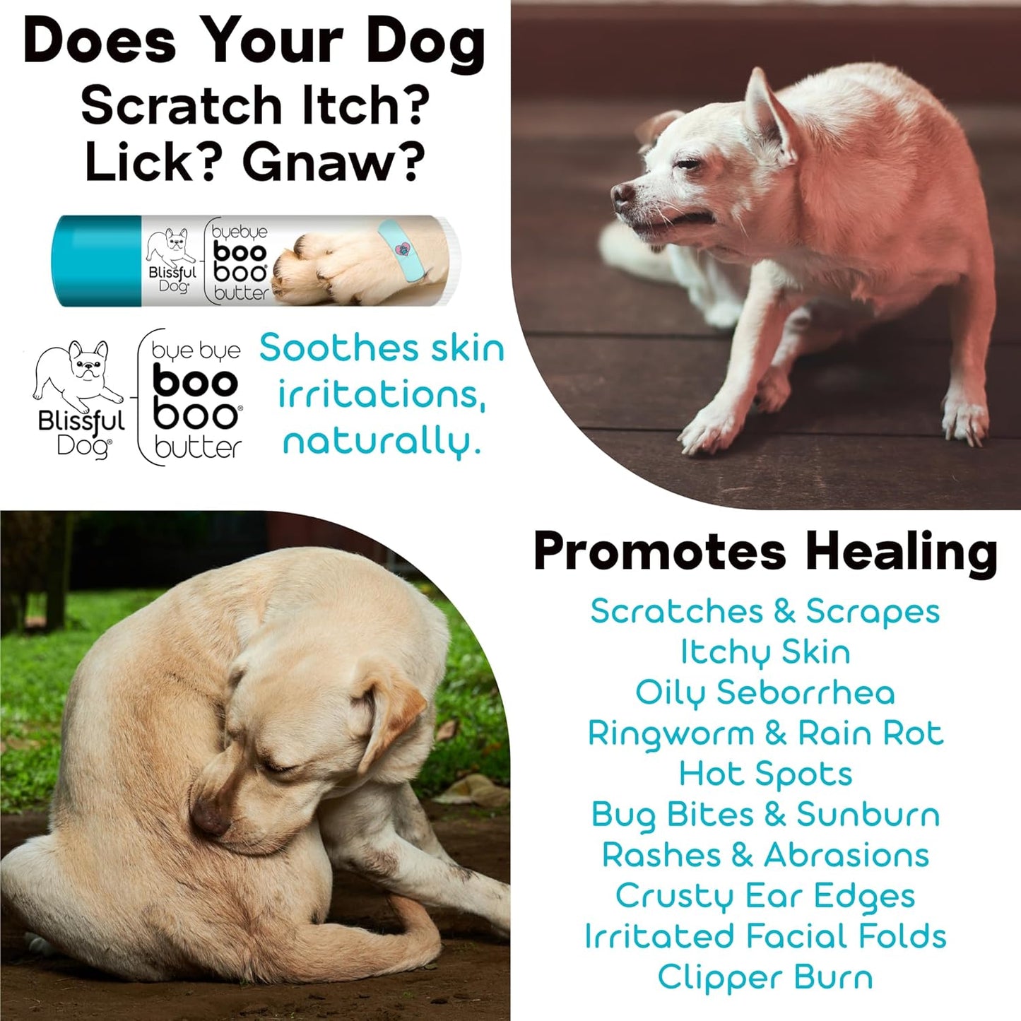 The Blissful Dog .15 oz Tube Pekingese Booboo Butter