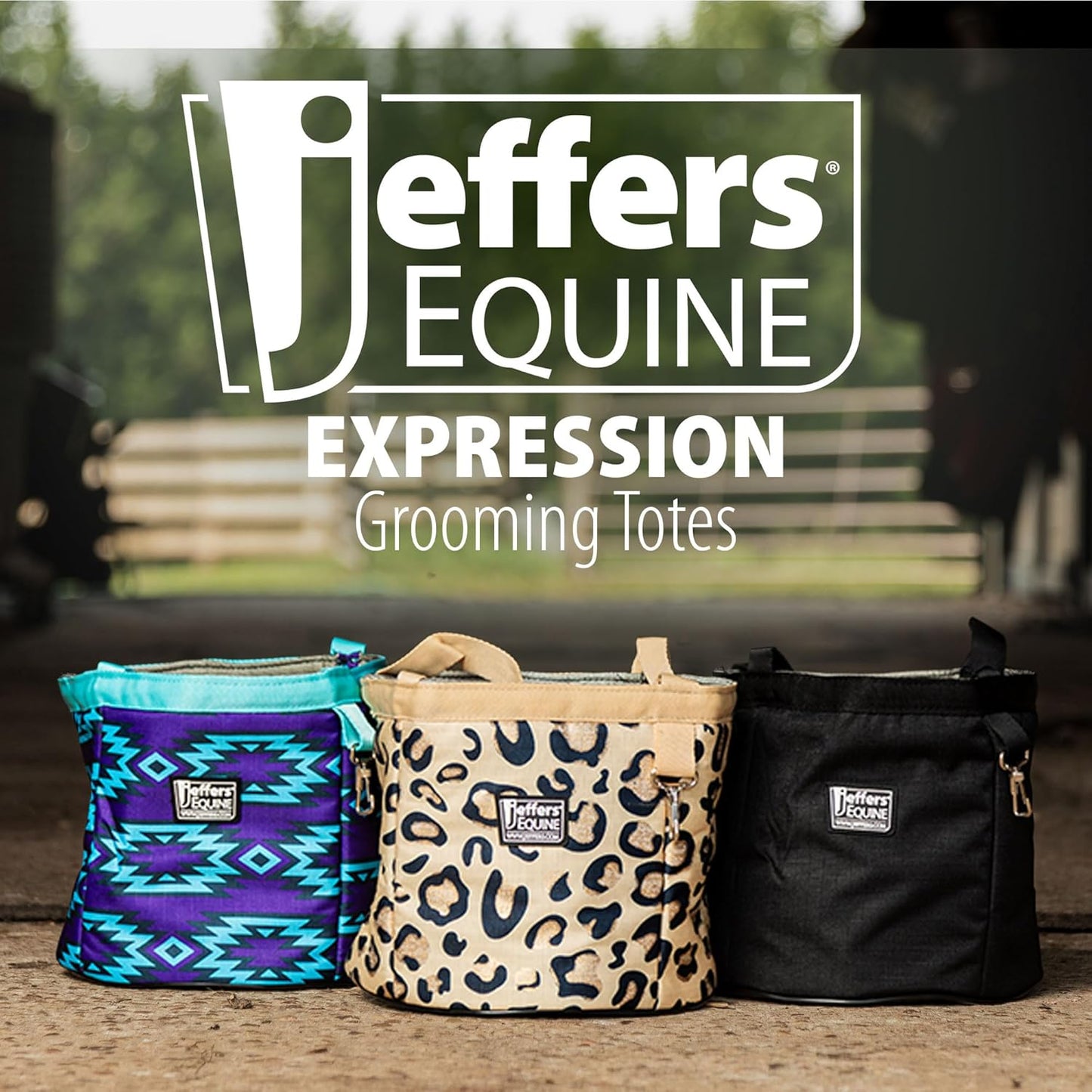 Jeffers Expression Grooming Tote | Electric Cheetah
