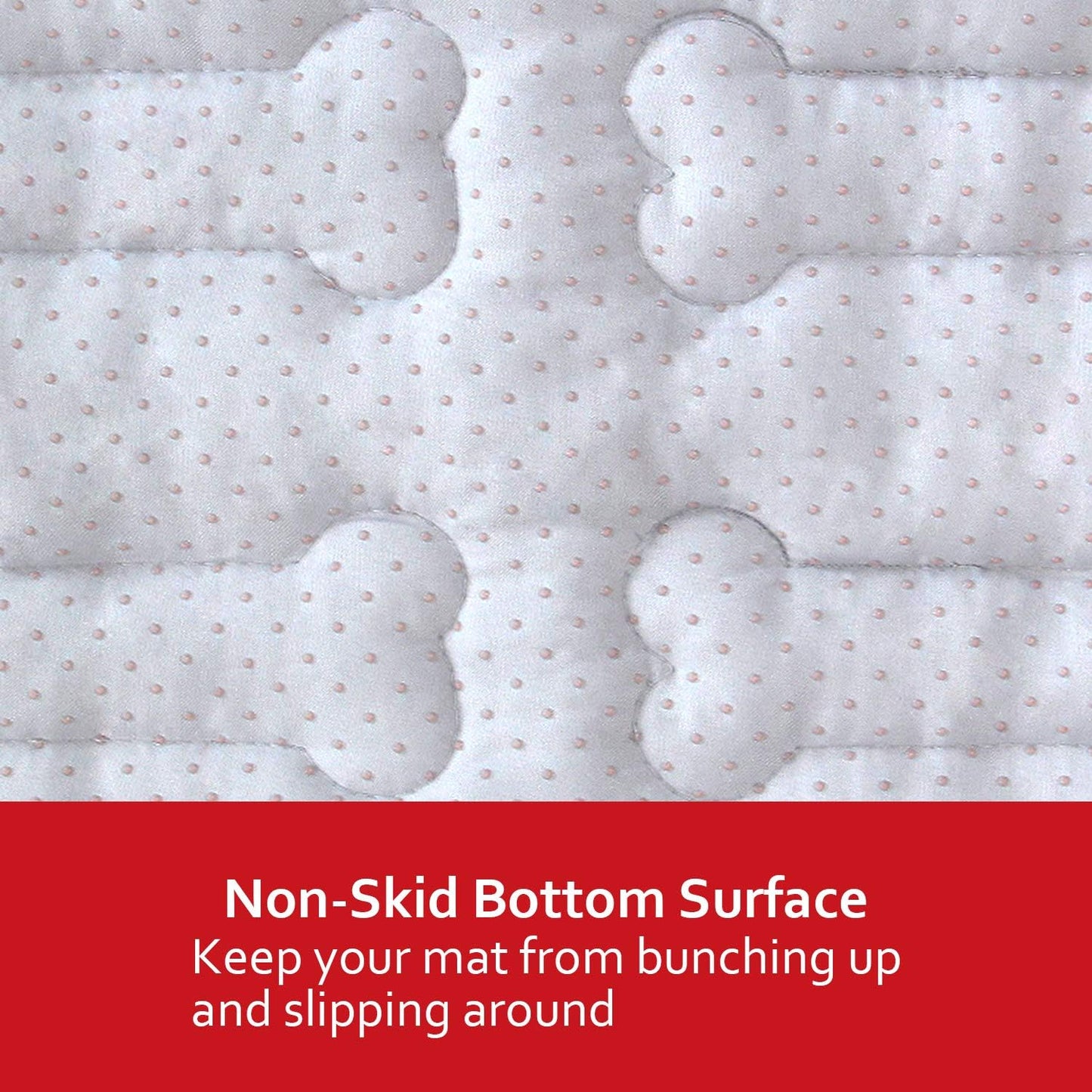 Dog Crate Mat (21" X 14"), Soft Dog Bed Mat with Cute Prints, Personalized Crate Pad, Anti-Slip Bottom, Machine Washable Kennel Pad