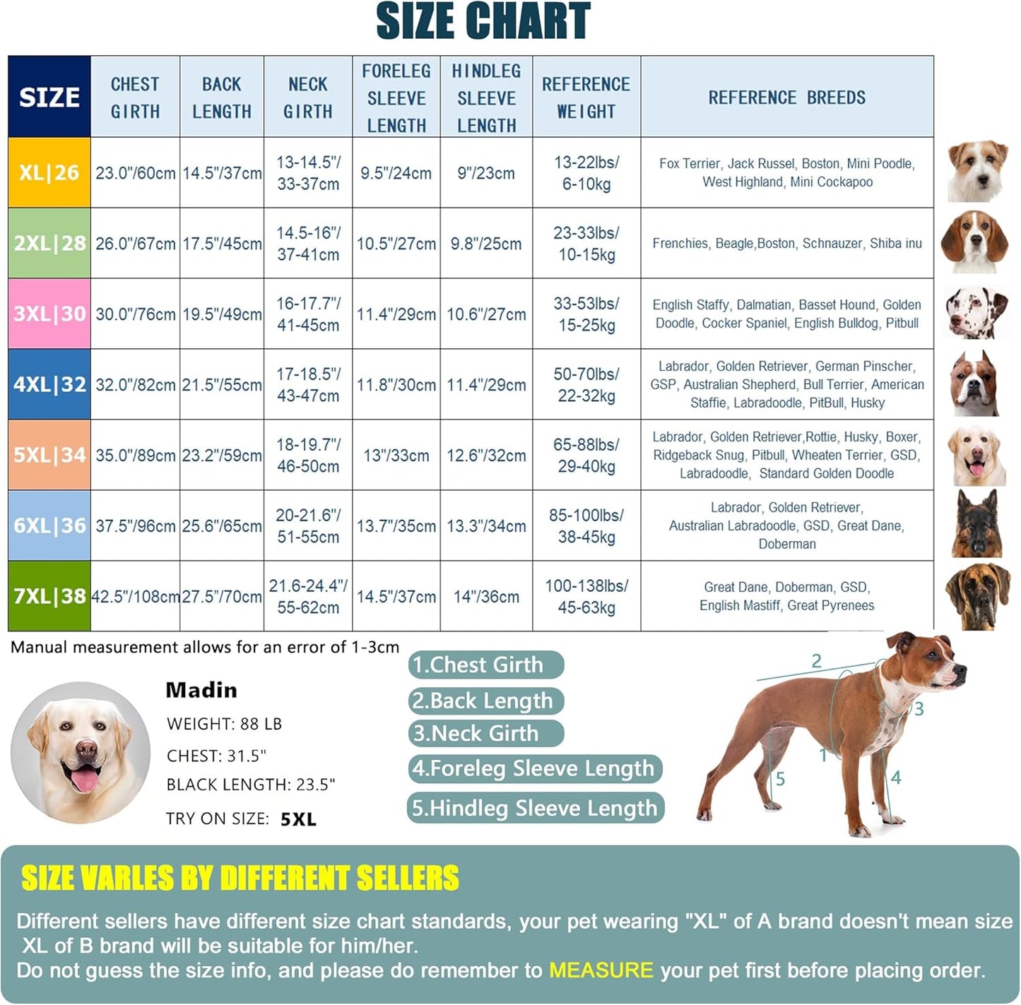 Yeapeeto Dog Onesie Surgery Recovery Suit for Large Medium Bodysuit Dogs Pajamas PJS Full Body for Shedding, Prevent Licking, Wound Protection, Cone Alternative (5XL, Camo)