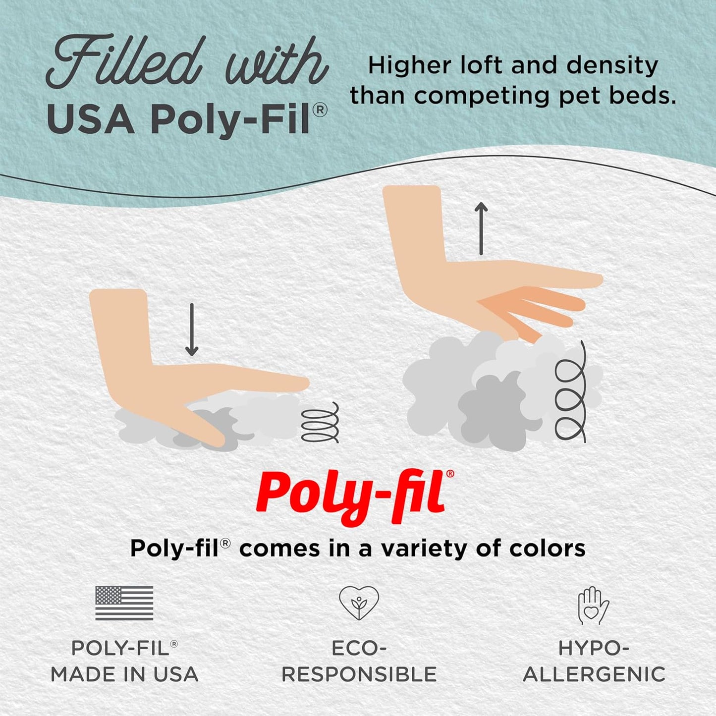 Best Friends by Sheri Original Calming Donut Dog and Cat Bed, Lux Faux Fur, Gray, (23in x 23in) - Anxiety Relief for Pets Up to 25 lbs