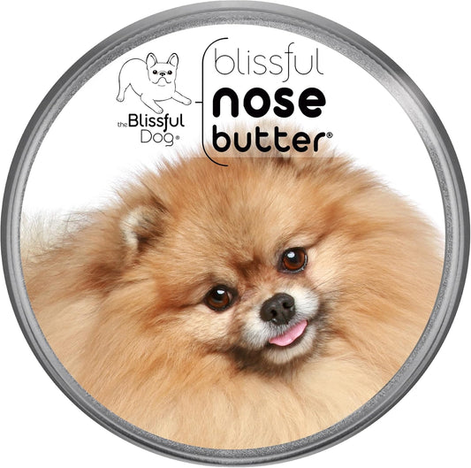 The Blissful Dog Pomeranian Nose Butter, Versatile Dog Nose Balm for Dry Nose, Handcrafted Nose Moisturizer, Easy-to-Apply Dog Essentials, Unscented, 2 oz.