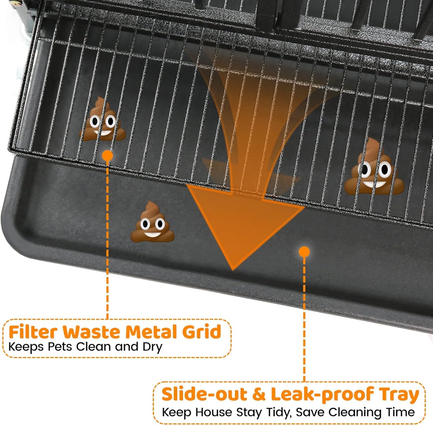 Homey Pet Three Levels 37 Inch Dog Crate 4 Pack, Escape Proof Dog Cage Kennel Indoor with Top Access and Lockable Wheels, Removable Tray, Heavy Duty Dog Crates for Medium/Small Dogs