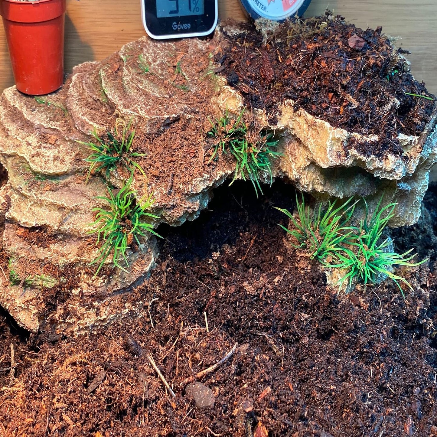 kathson Turtle Basking Platform,Tortoise Resin Climbing Rock Rectangular Resting Terrace Tank Accessories,Reptiles Dock Hide Cave Habitat Decoration for Bearded Dragon Lizard Geckos Spiders (3 PCS)