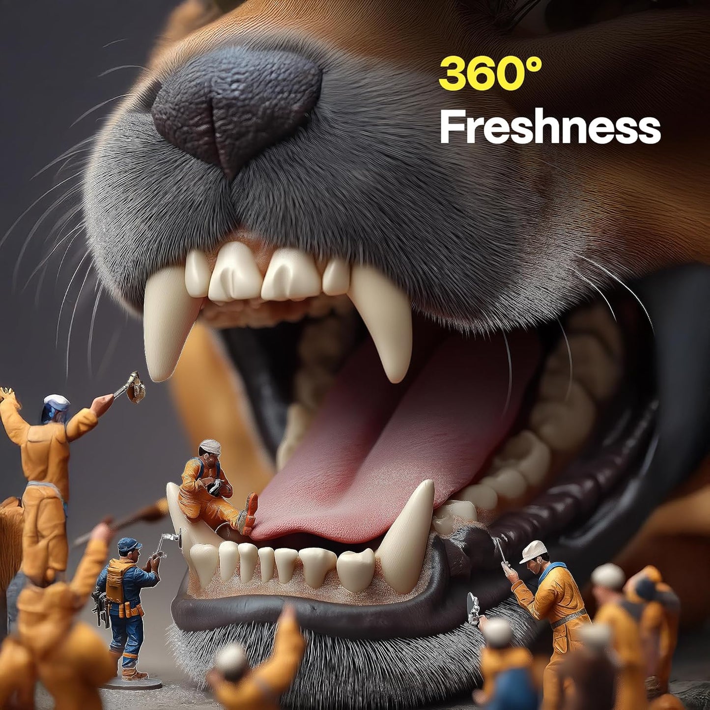 DOCO Dog Teeth Cleaning Wipes Dental Finger Wipes for Cats & Dogs Remove Plaque & Tartar, Freshen Breath, No Rinse, Easy & Effective Pet Tooth Cleaning Kit for Oral Care, Chicken Flavor, 50 Count