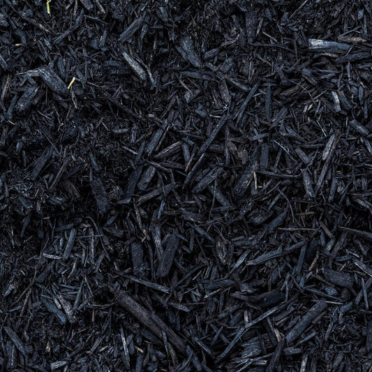 Premium Black Wood Mulch for Landscaping, Gardens, Lawns, Potting Media, and Potted Plants (0.5 CF - 14 L - 15 QTS)
