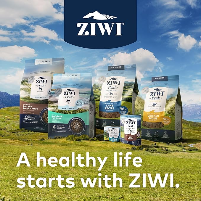 ZIWI Peak Large Lamb Dry Dog Food Bundle- Air-Dried Lamb (35.2oz) + Steam & Dried Lamb w/Vegetables (113.6oz)